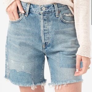 Citizens Of Humanity Light Blue High Waist Denim Shorts